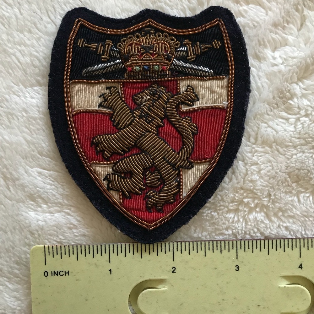 Rugby By Ralph Lauren Black And Red Lion Crest Club Patch View 3